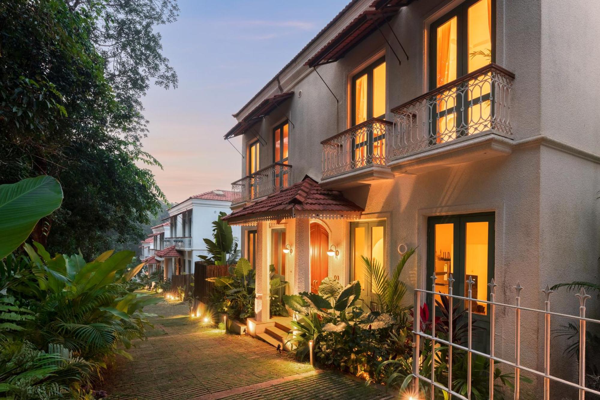 Villa La Branca Siolim Exterior foto