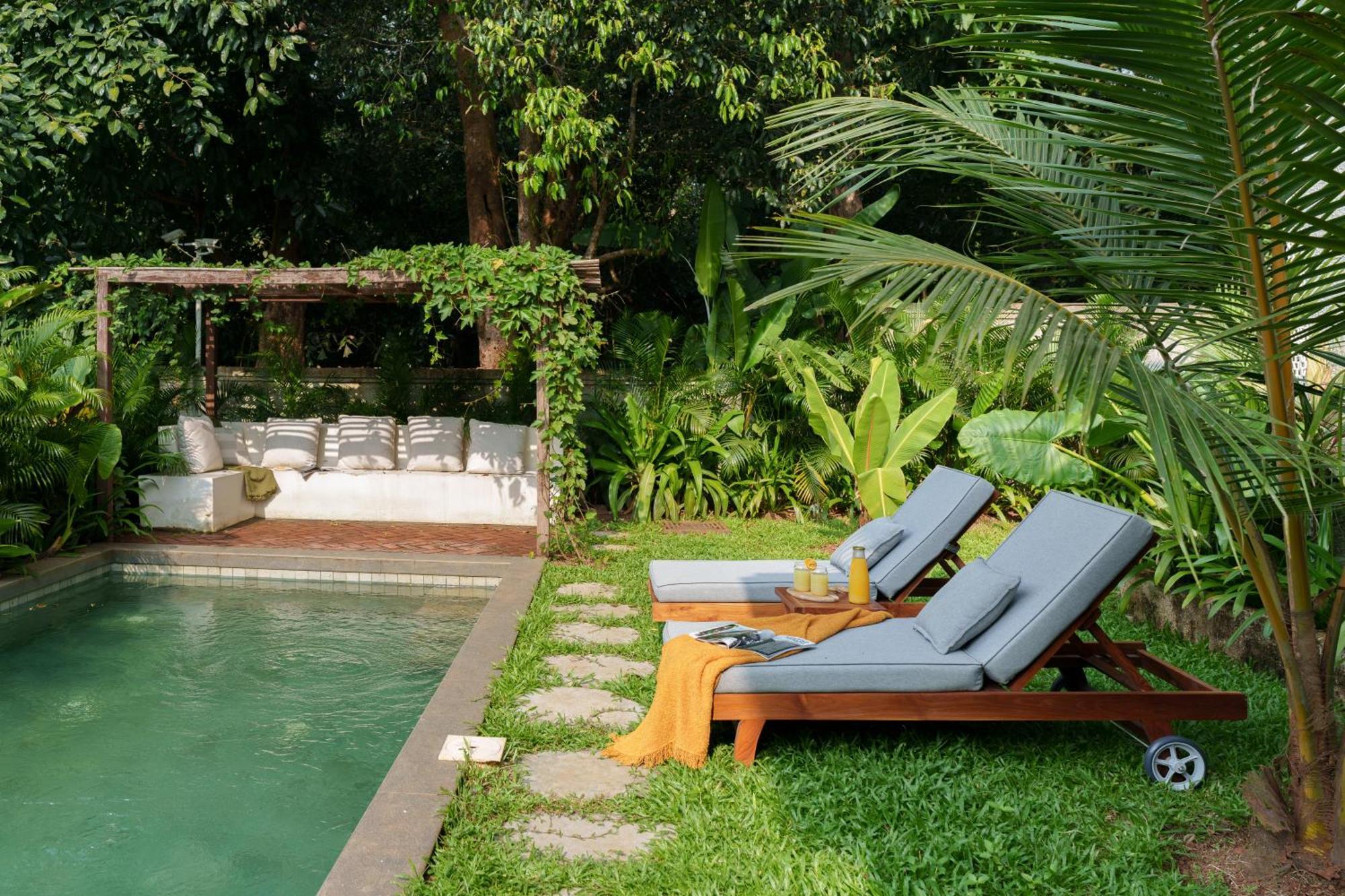Villa La Branca Siolim Exterior foto