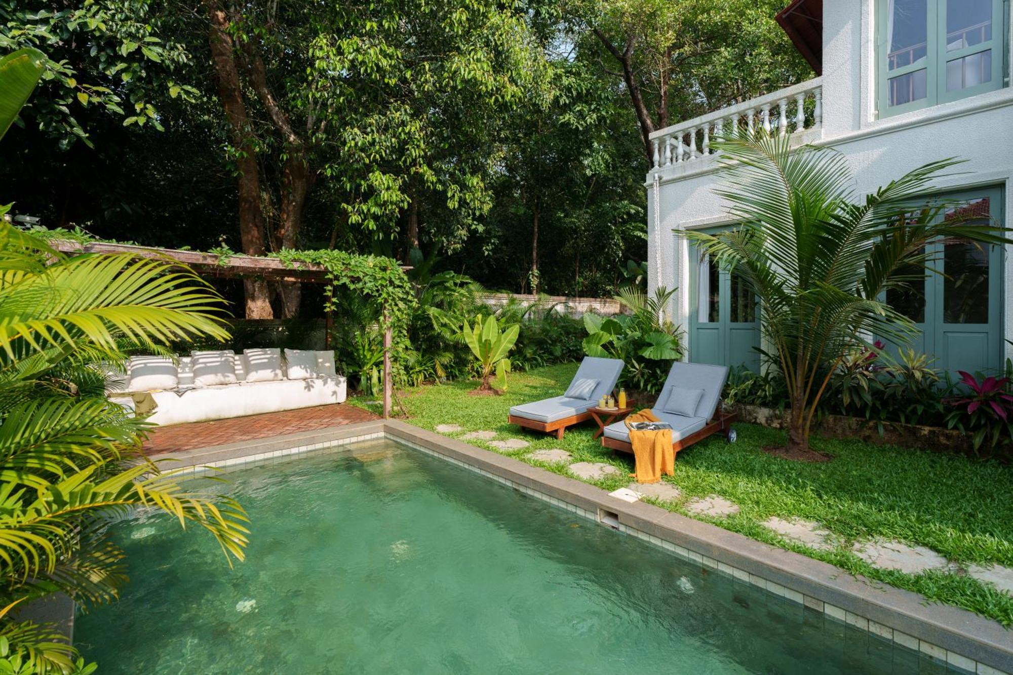 Villa La Branca Siolim Exterior foto