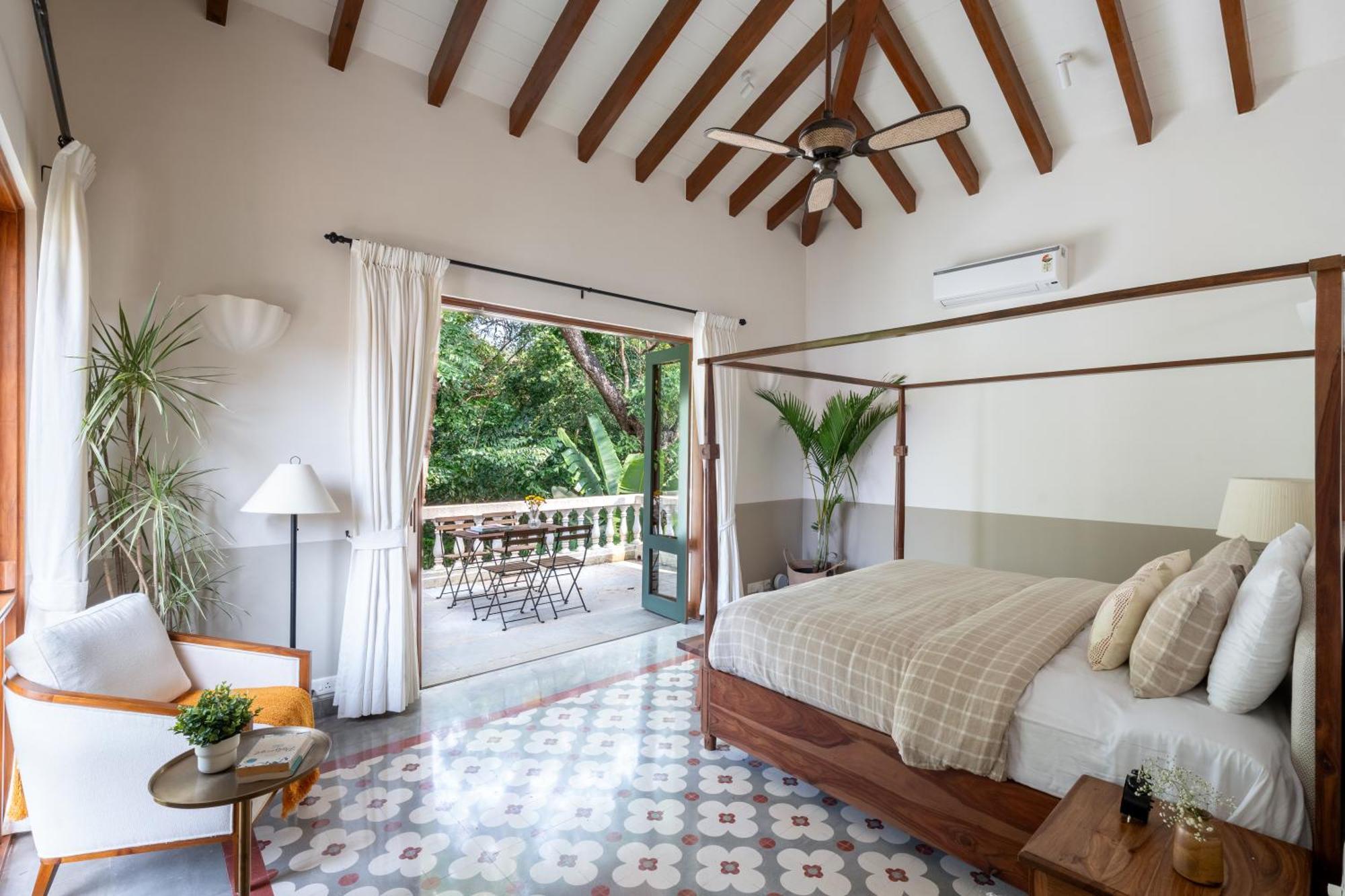 Villa La Branca Siolim Exterior foto