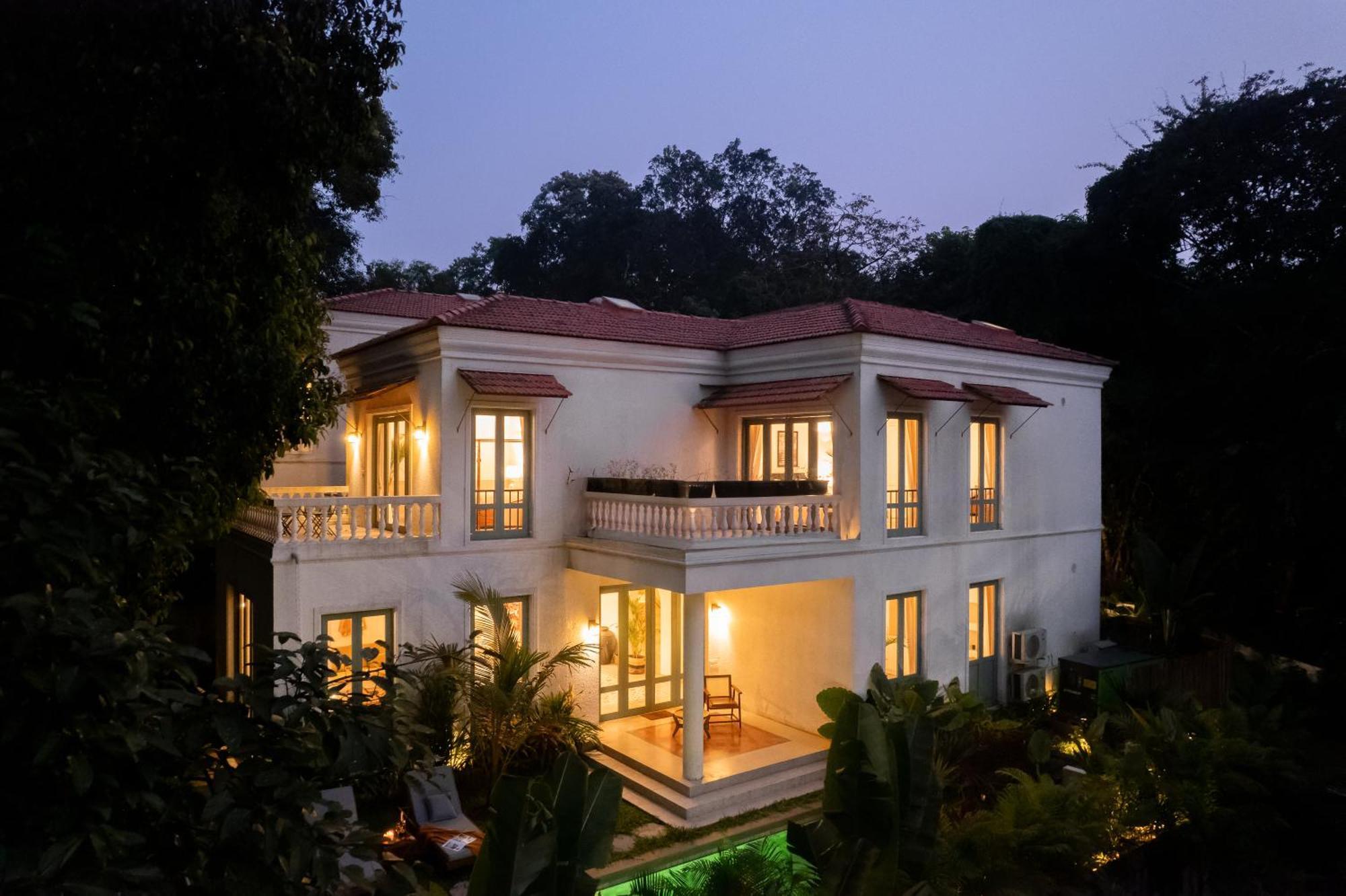 Villa La Branca Siolim Exterior foto