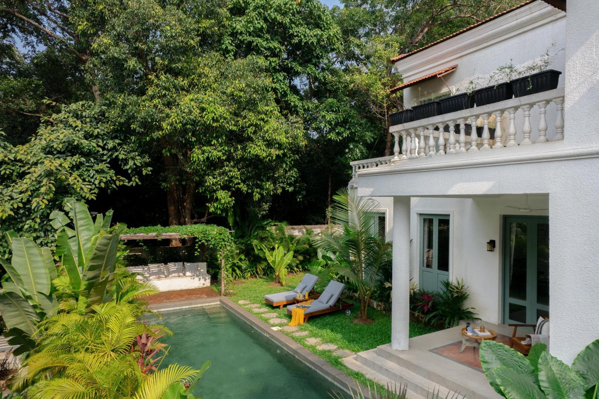Villa La Branca Siolim Exterior foto