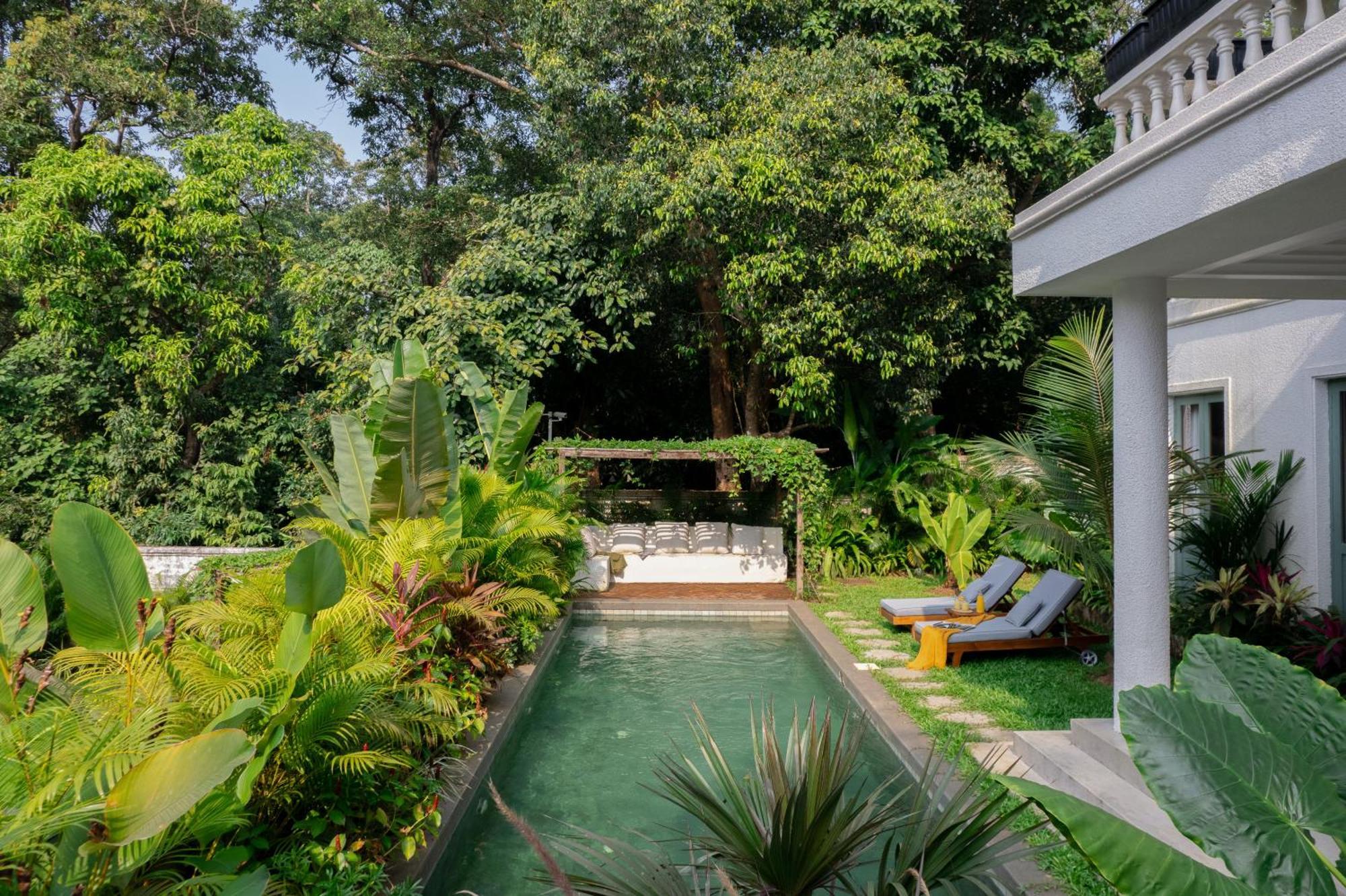Villa La Branca Siolim Exterior foto