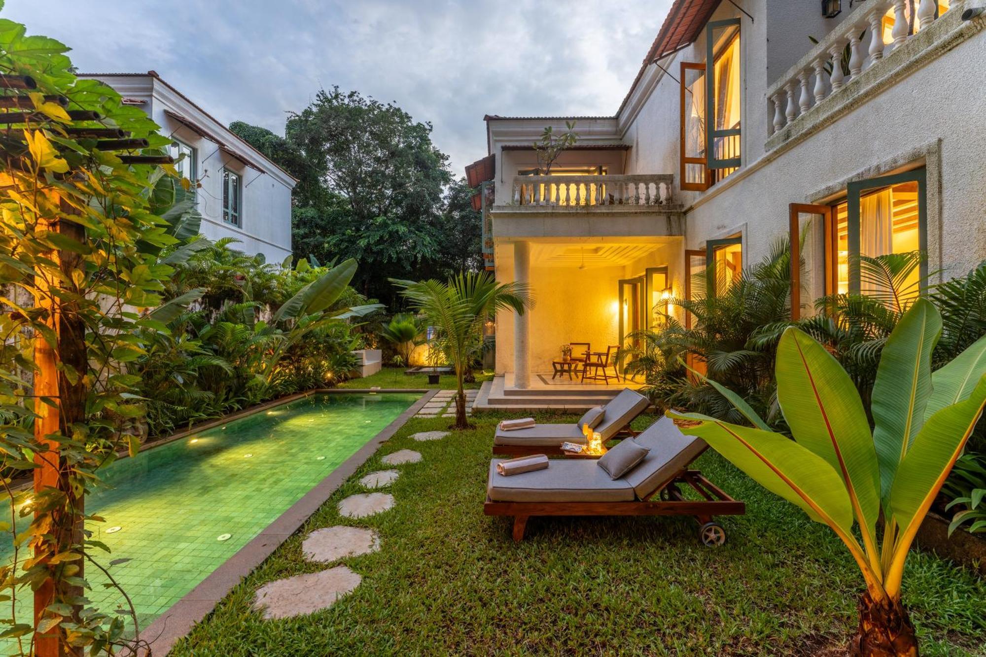 Villa La Branca Siolim Exterior foto
