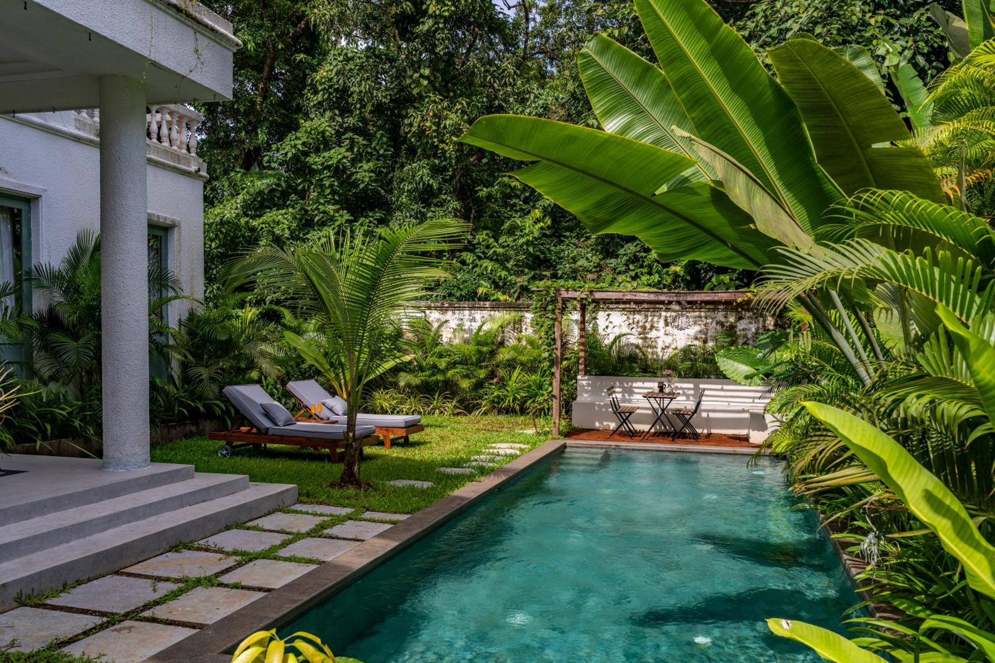 Villa La Branca Siolim Exterior foto
