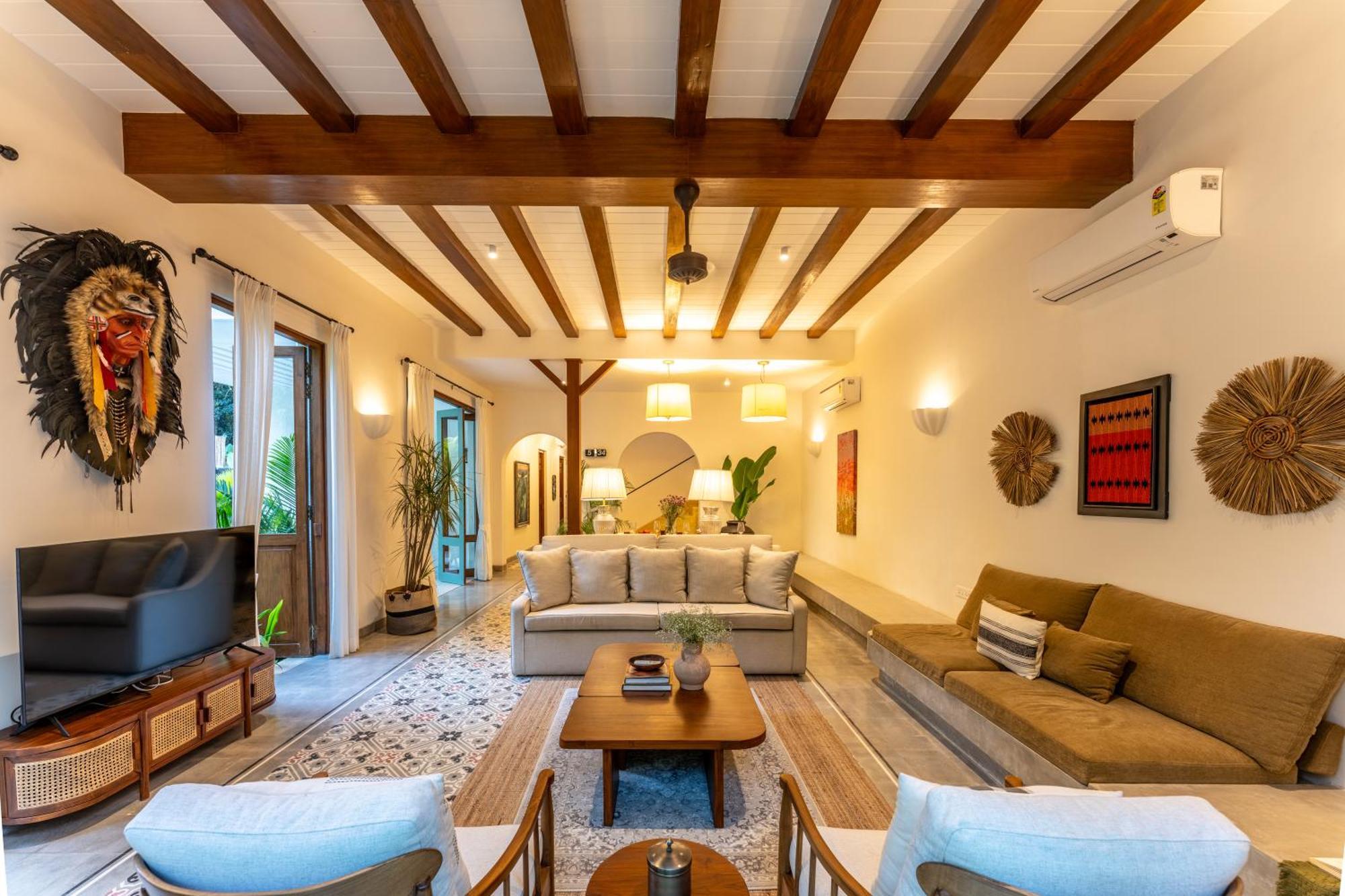 Villa La Branca Siolim Exterior foto