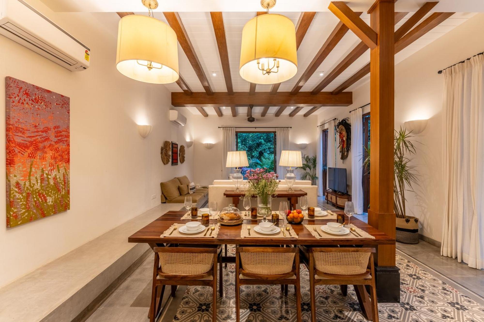 Villa La Branca Siolim Exterior foto